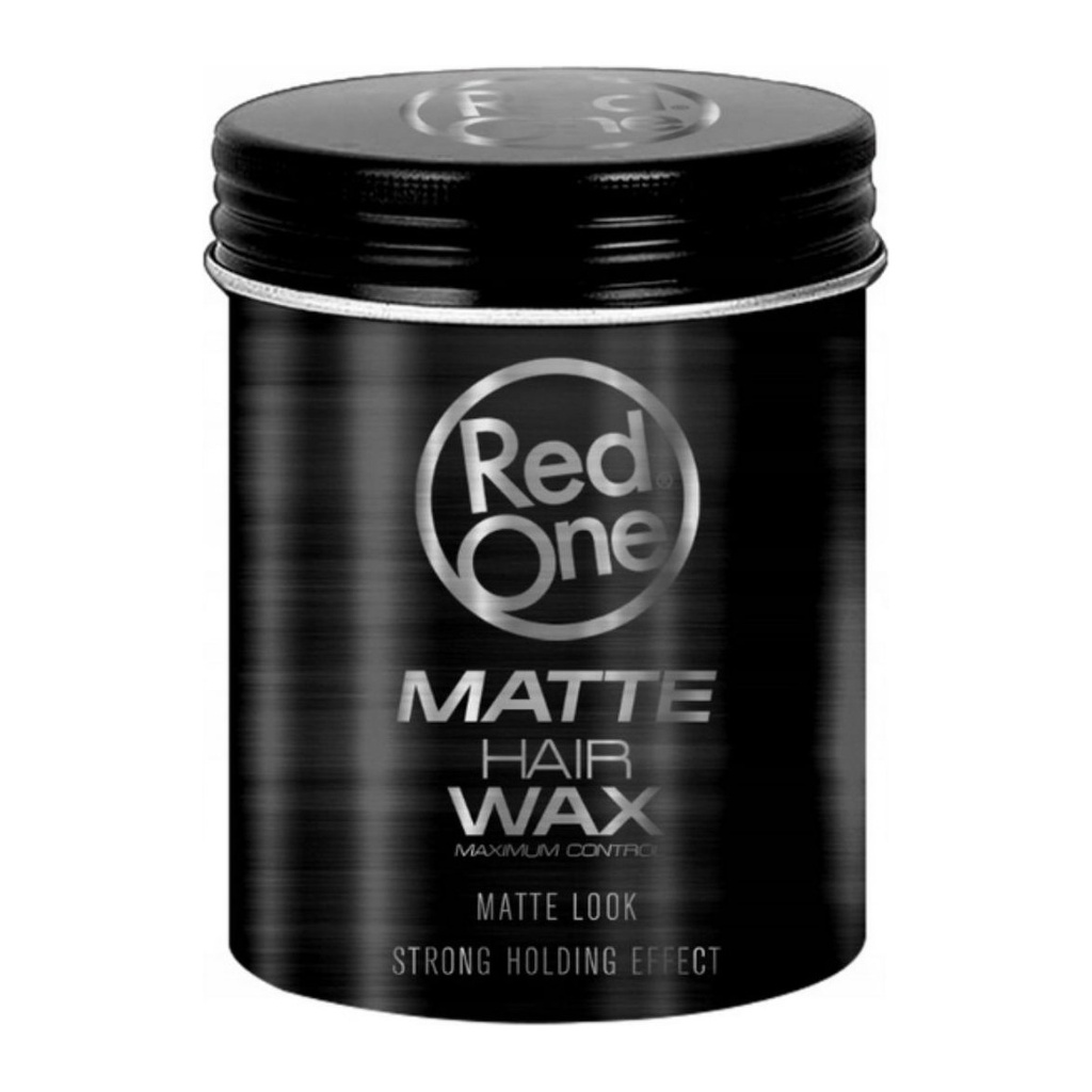 [50250] HAIR WAX RED ONE MAT WAX LOOK (Black) RED ONE